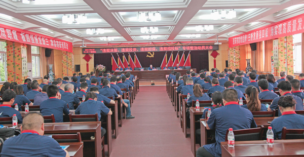 公司召開“違規(guī)決策、違規(guī)投資、違規(guī)擔(dān)保、違規(guī)招投標(biāo)”專項(xiàng)整治動(dòng)員大會(huì)