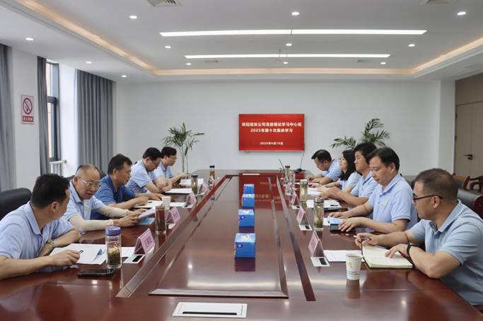 公司黨委中心組召開(kāi)學(xué)習(xí)研討會(huì)